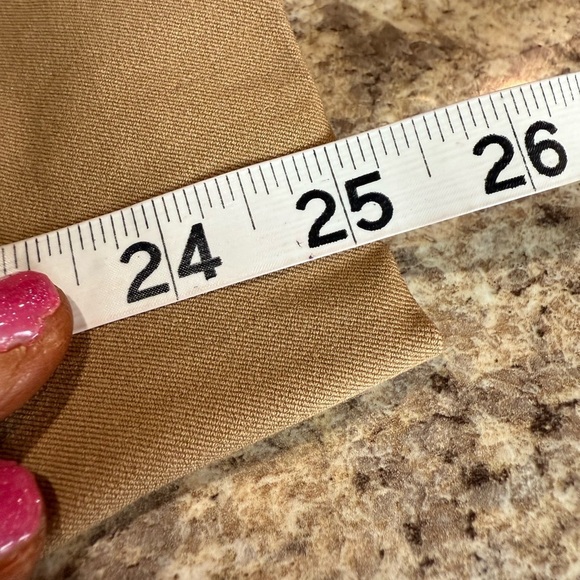 Chico's Tan Ankle Cropped Tailored Fit Pants - Picture 4 of 11